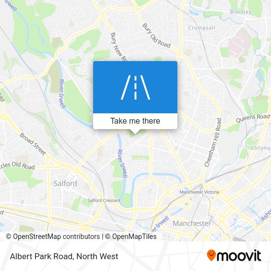 Albert Park Road map