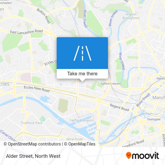 Alder Street map
