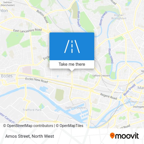 Amos Street map