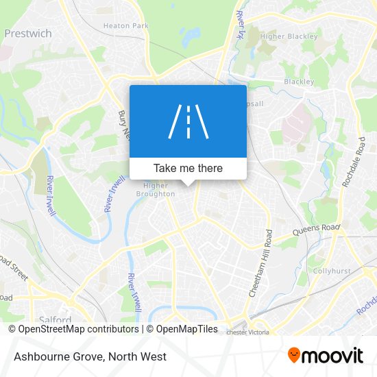 Ashbourne Grove map