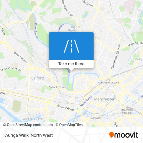 Auriga Walk map