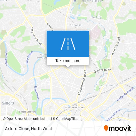 Axford Close map