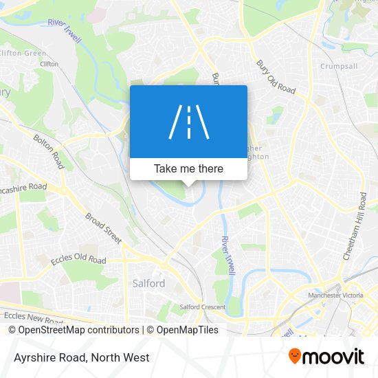 Ayrshire Road map