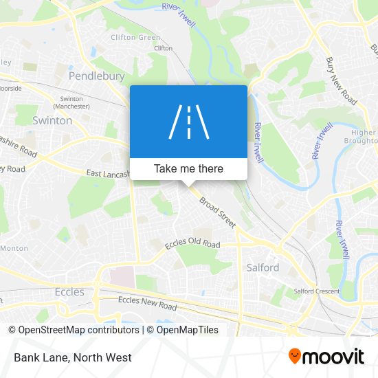 Bank Lane map