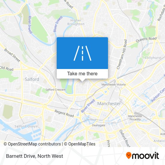 Barnett Drive map