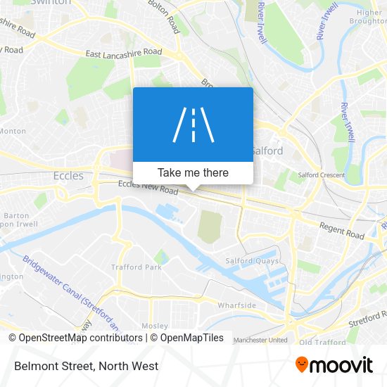 Belmont Street map