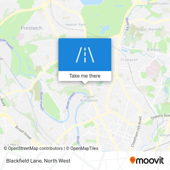 Blackfield Lane map