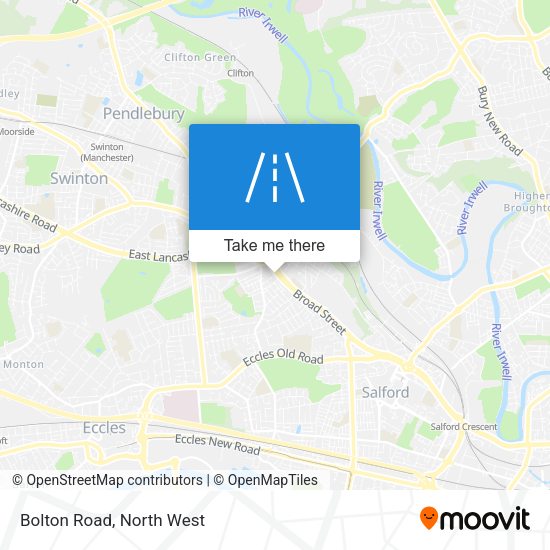 Bolton Road map