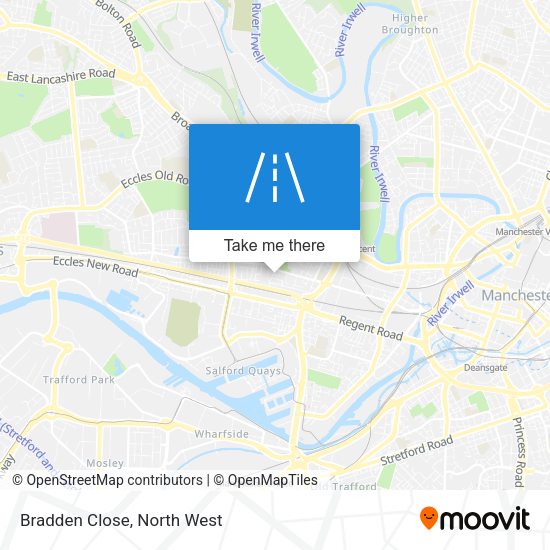 Bradden Close map