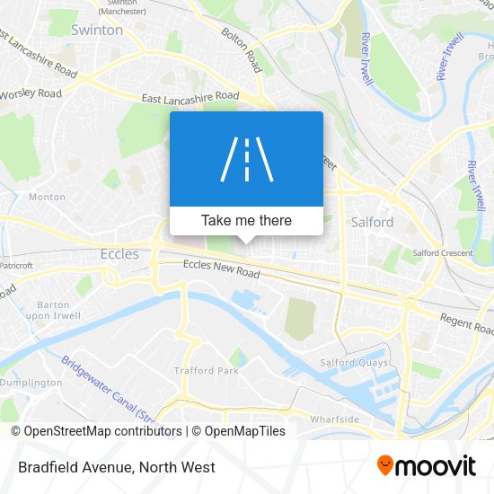 Bradfield Avenue map