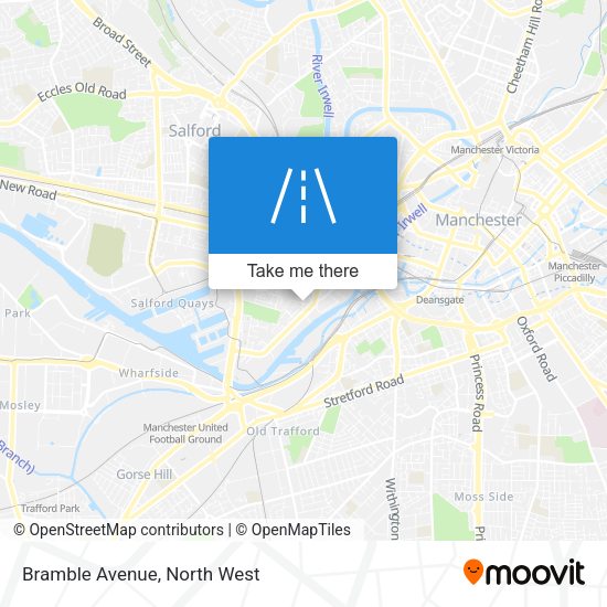 Bramble Avenue map
