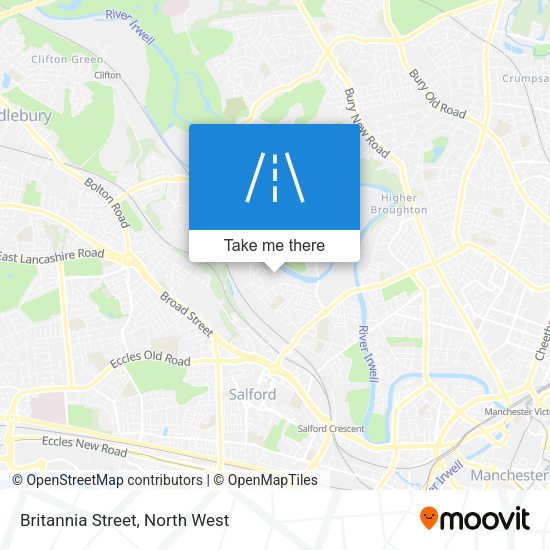 Britannia Street map