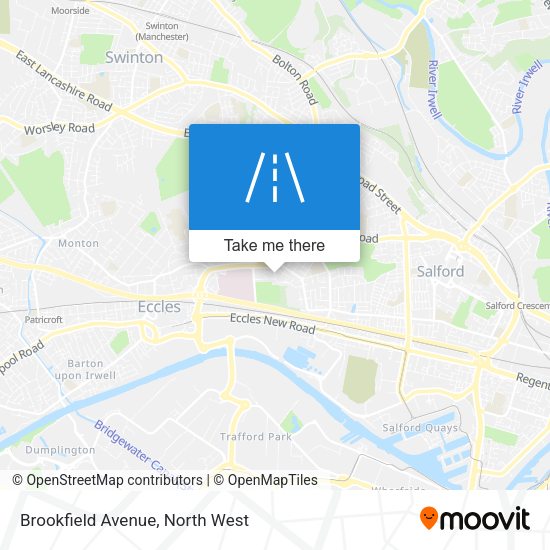 Brookfield Avenue map