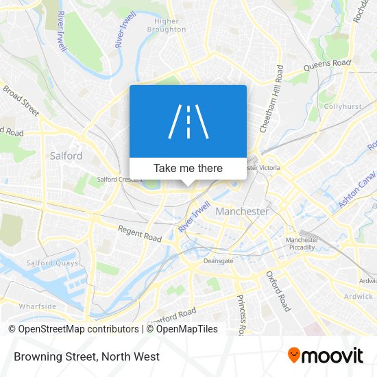 Browning Street map