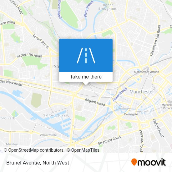 Brunel Avenue map