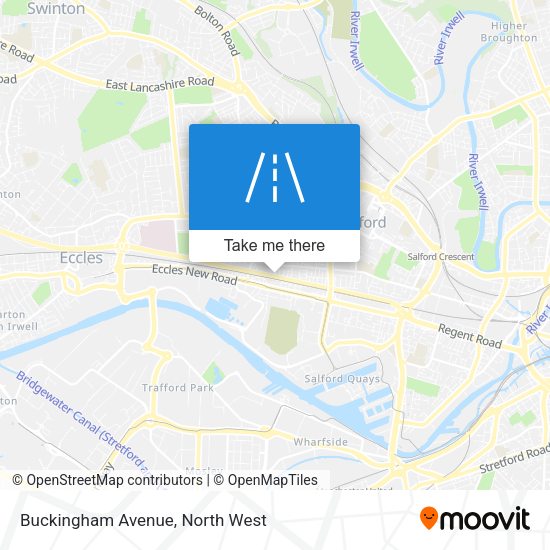 Buckingham Avenue map