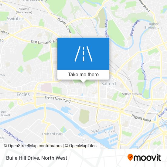 Buile Hill Drive map