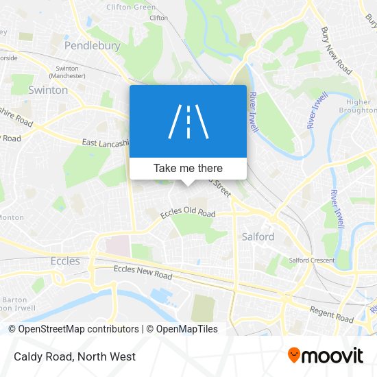 Caldy Road map