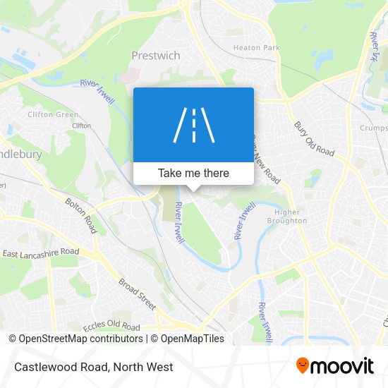 Castlewood Road map