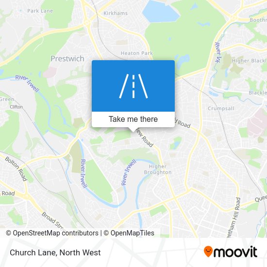 Church Lane map