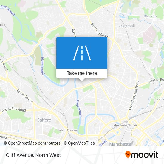 Cliff Avenue map