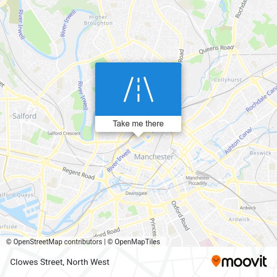 Clowes Street map