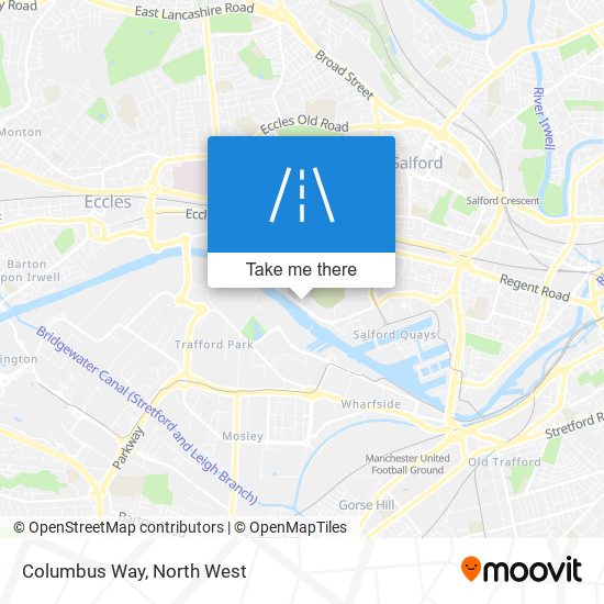 Columbus Way map