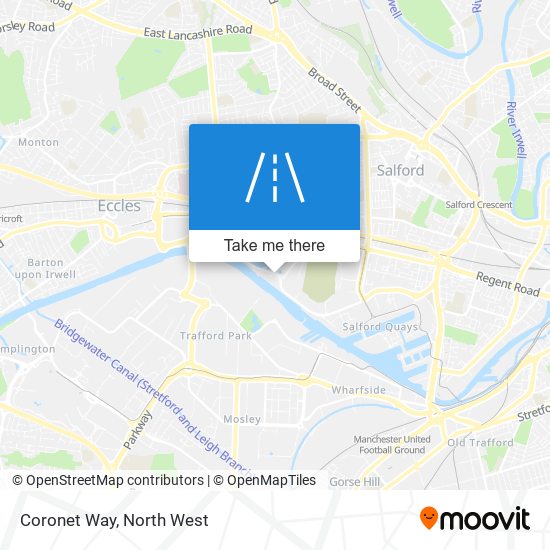 Coronet Way map