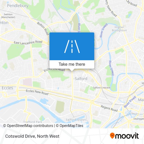 Cotswold Drive map