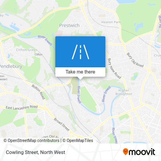 Cowling Street map