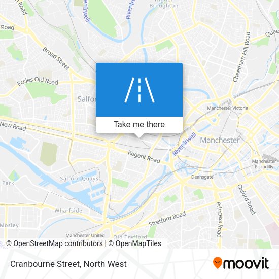 Cranbourne Street map