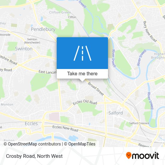 Crosby Road map