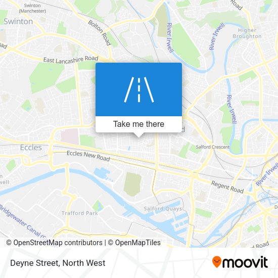 Deyne Street map