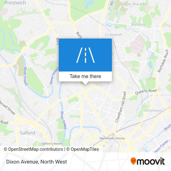 Dixon Avenue map