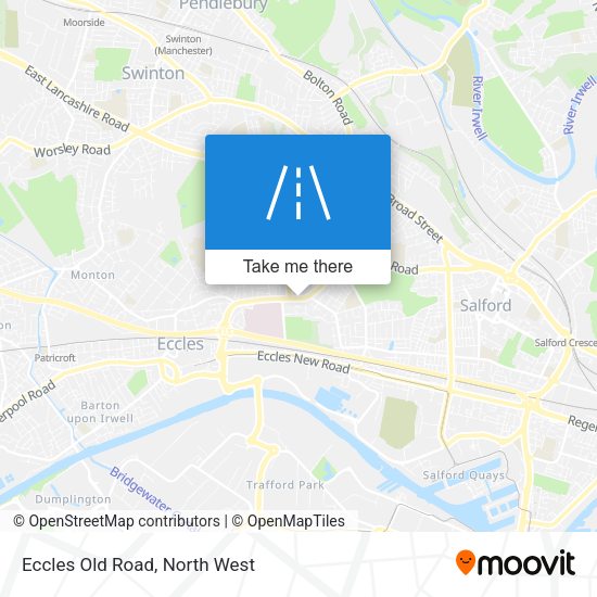 Eccles Old Road map