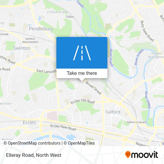 Elleray Road map