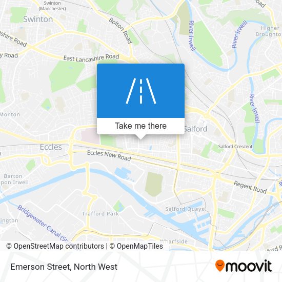 Emerson Street map