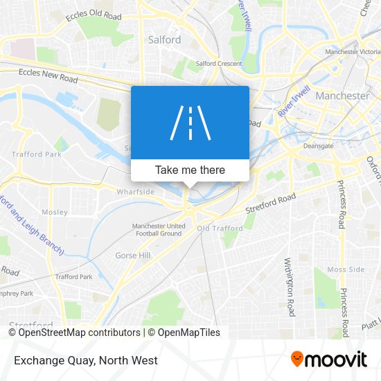 Exchange Quay map