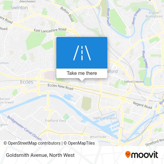 Goldsmith Avenue map