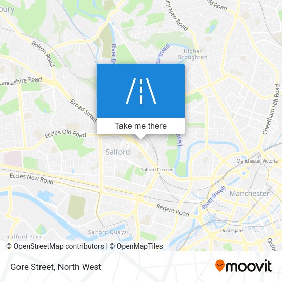 Gore Street map