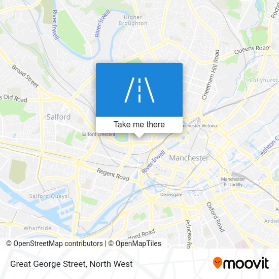 Great George Street map