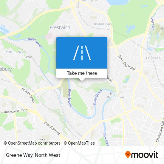 Greene Way map