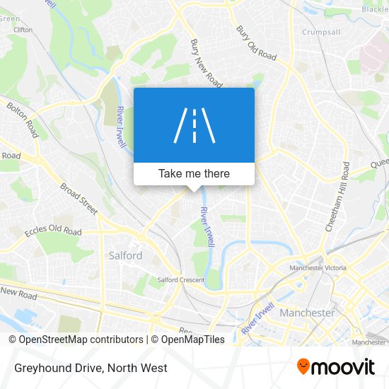 Greyhound Drive map