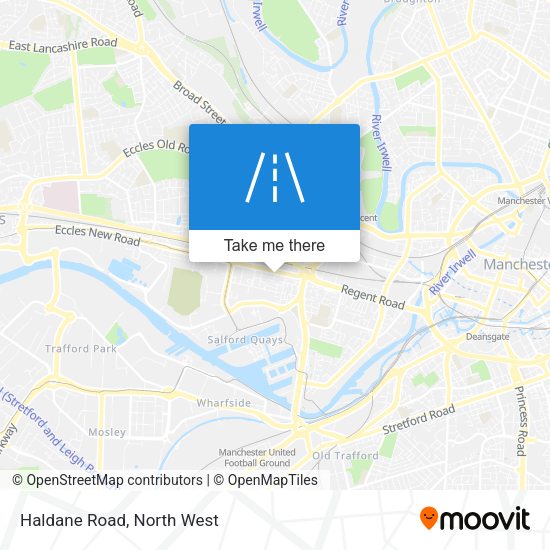 Haldane Road map