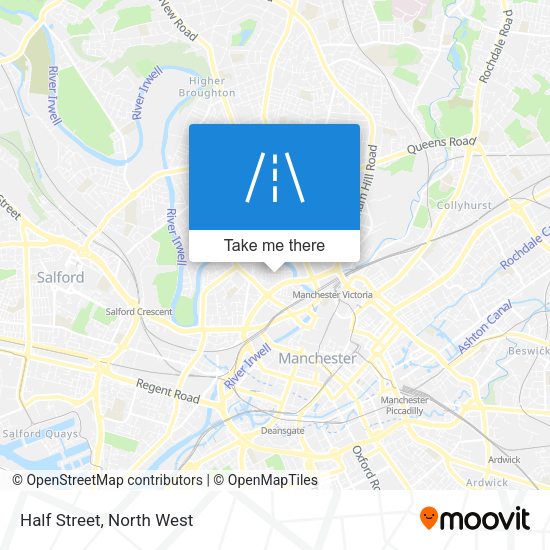 Half Street map