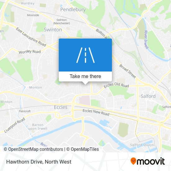 Hawthorn Drive map