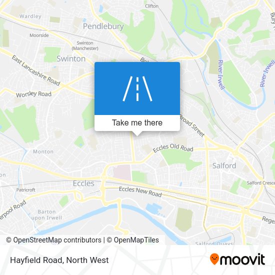 Hayfield Road map