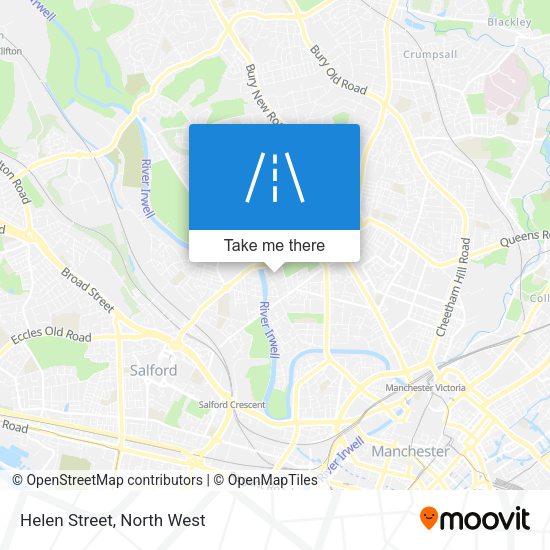 Helen Street map