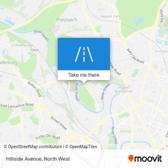 Hillside Avenue map