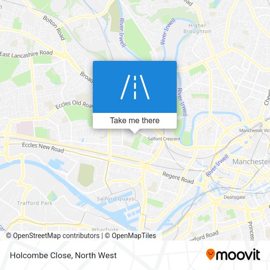 Holcombe Close map